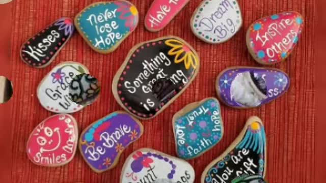 new different painted rocks and stones designs for beginners