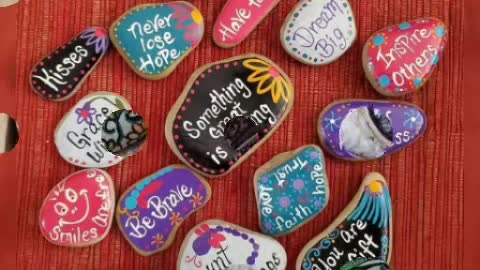new different painted rocks and stones designs for beginners