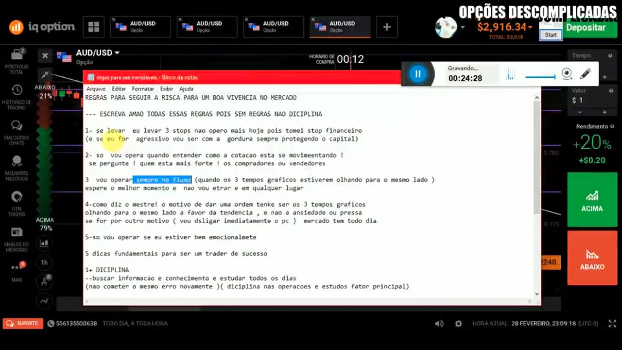 GABRIEL DEXTERS OPÇÕES BINARIAS - AULA 7