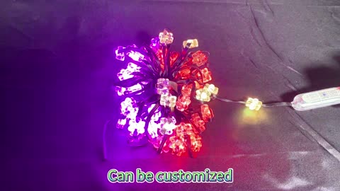 LED lights decorating Christmas tree #LED #Christmas