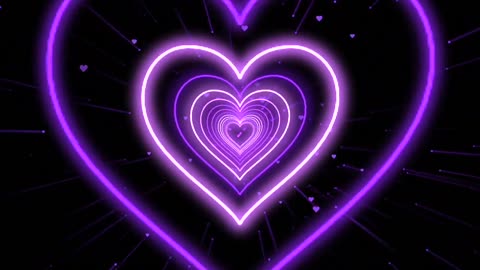 1147. Neon Heart Background💜Purple Neon Heart Background Heart Heart