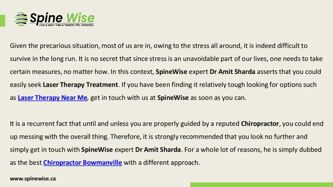 Where Can You Seek The Perfect Laser Therapy Treatment?