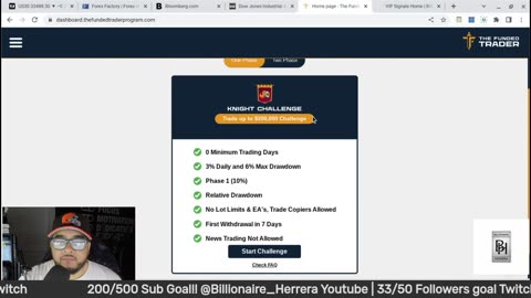 Day Trading | Billionaire_Herrera | FTMO | 02/21/2023 Live stream
