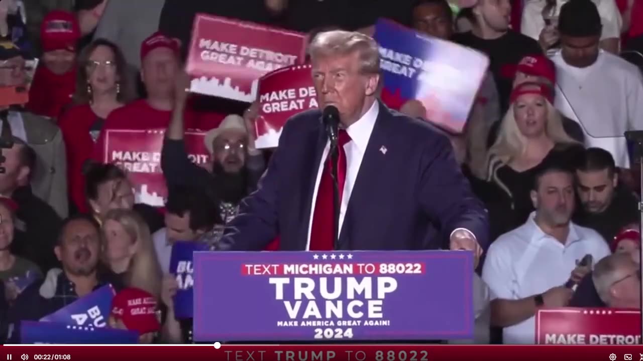 TỔNG THỐNG TRUMP: "Chúng tôi sẽ làm cho DETROIT vĩ đại trở lại!"💪💪💪💪💪