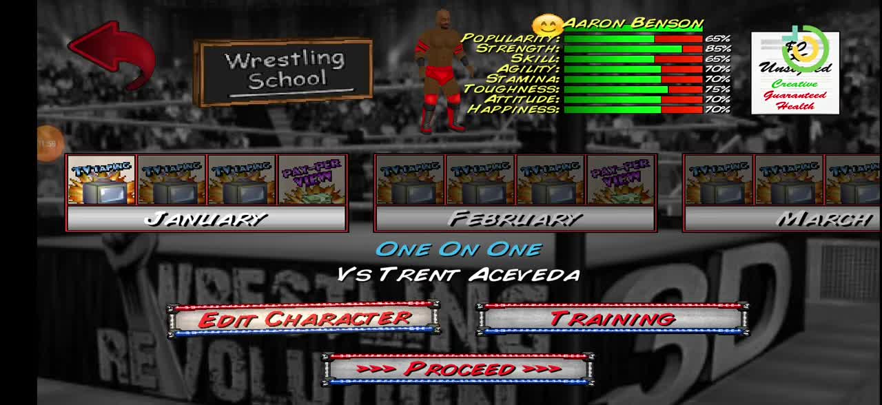 PLAYING WRESTLING REVOLUTION LIKE/FOLLOW