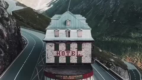Abandoned hotel in Switzerland, built in 1882