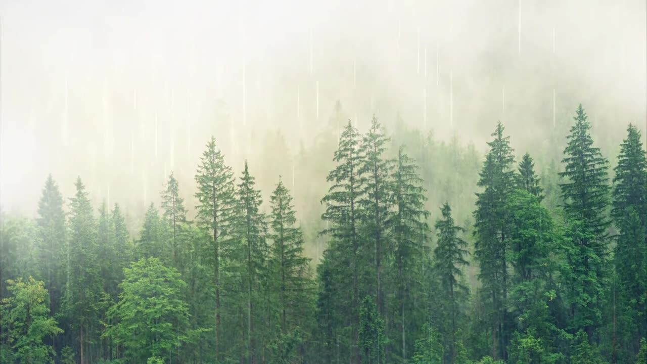 "Enchanted Rainforest Serenity: Nature's Melodic Symphony"