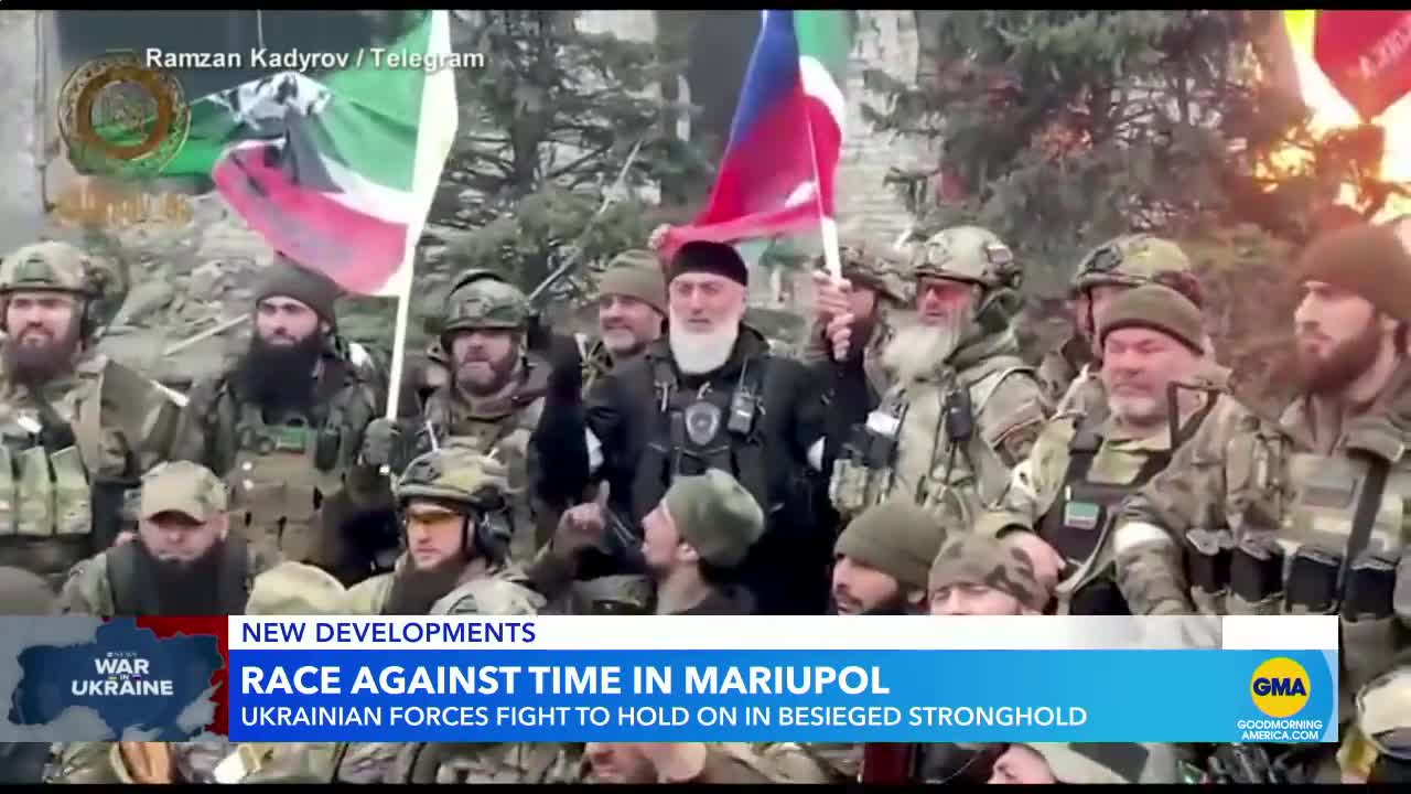 Ukrainian fighters in Mariupol try to hold out against Russian forces I GMA
