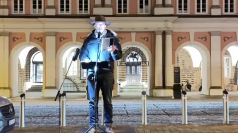 Bauernprotest / Zeit für Wahrheit (08.01.24, Paul Brandenburg, Rostock)