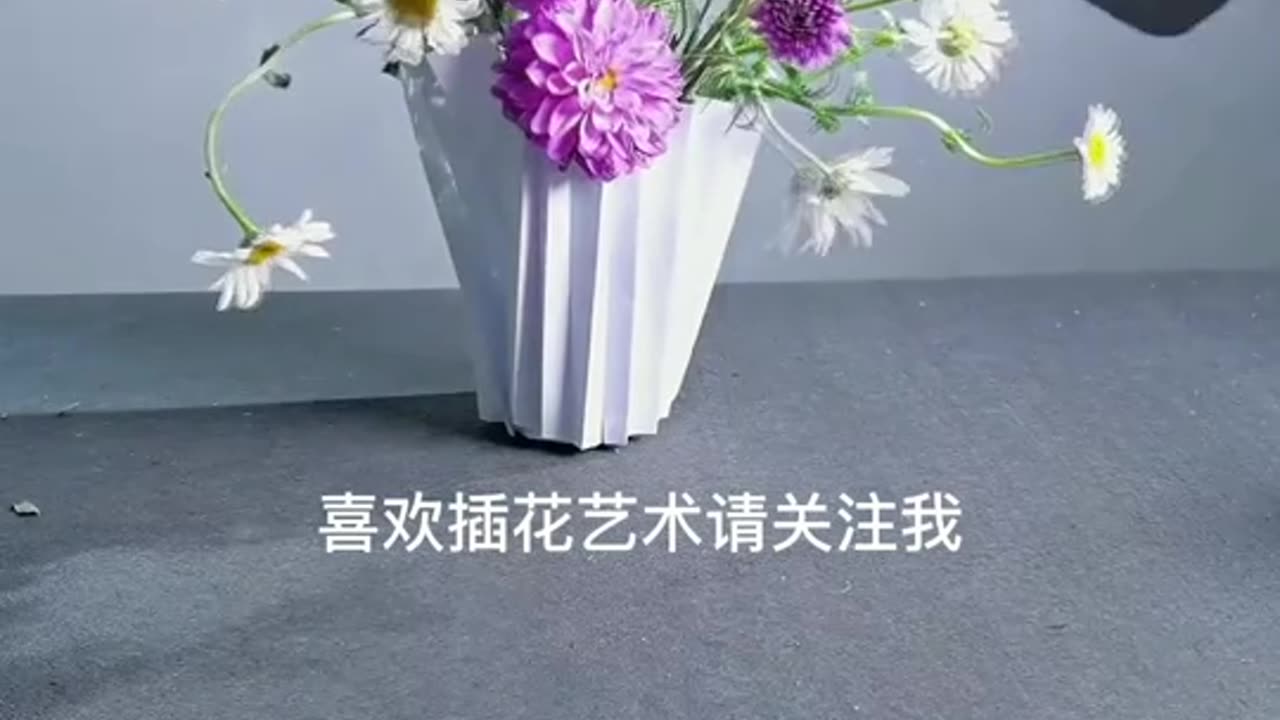 Ikebana 039: Oriental Style Natural Flower Arrangement Artistic Creativity