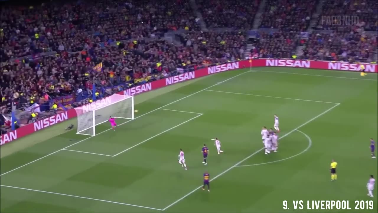 Messi top 20 goals in football history