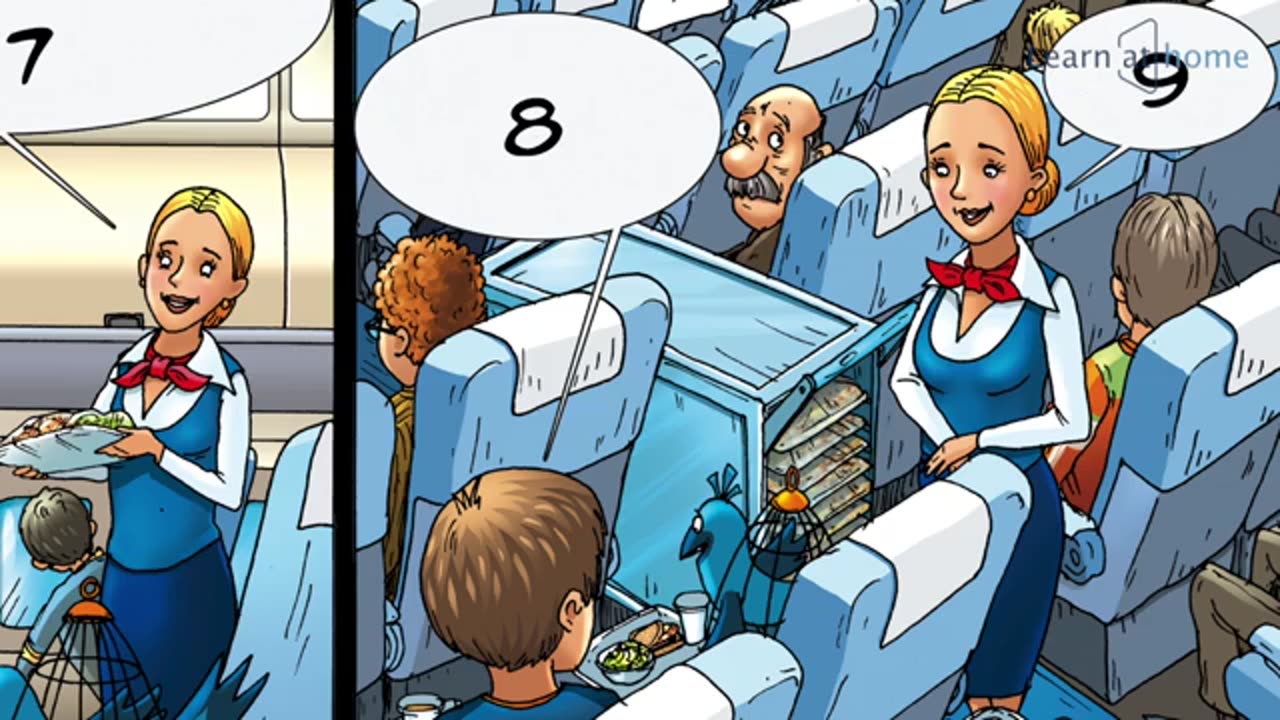 Ordering food on an airplane - Learn Russian OLD