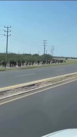 Xiden and the communist demoncraps are leading an invasion. This is Eagle Pass, Texas.