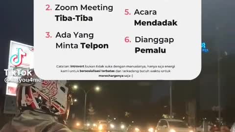Hal yang tidak disukai introvert