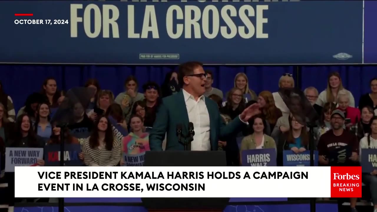 BREAKING NEWS- Mark Cuban Ruthlessly Mocks Donald Trump At Rally For Kamala Harris In Wisconsin