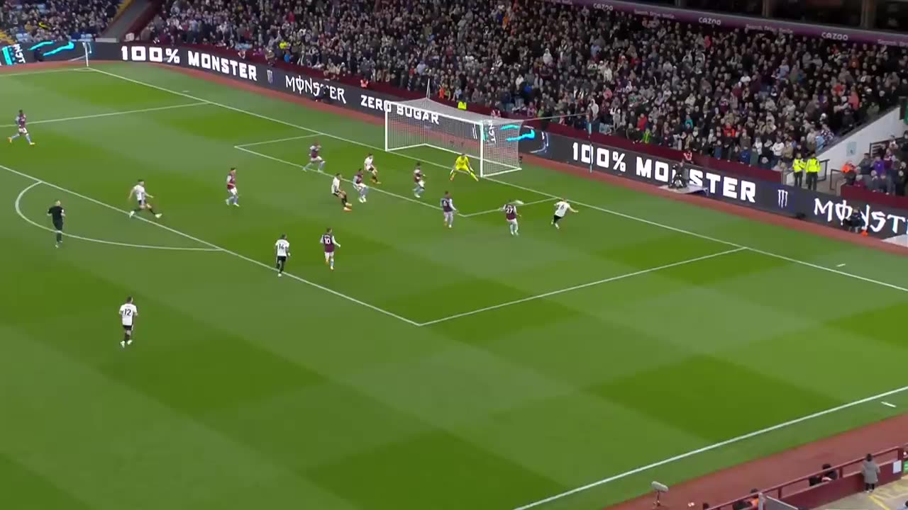Aston Villa 1-0 Fulham _ Premier League Highlights _ Narrowly Beaten In Midlands