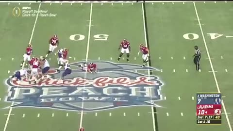 2016 CFP Semi Final Washington vs Alabama