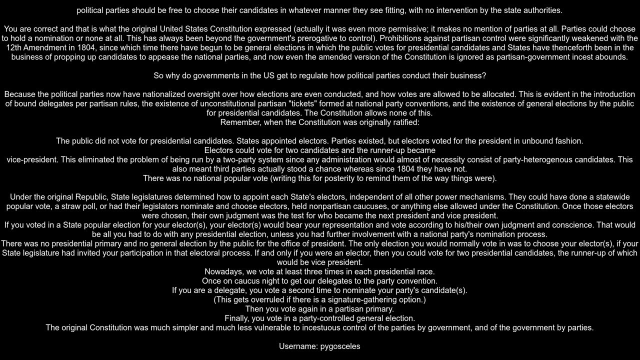 In the US why does the government have the right to regulate how political parties hold their prima