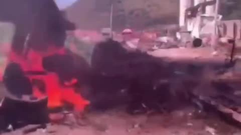 Massive Explosion Outside of a Hydroelectric Dam in Chechnya