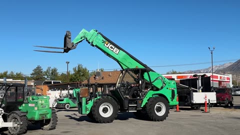 Telehandler Forklift 2018 JCB 510-55TC 10,000 LB 55' Reach 4x4x4 Fork Lift ONLY 1,400 HOURS!!
