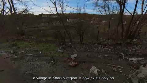 This is what Ruzsky Mir leaves behind. A liberated village in Kharkiv region. It now exists only