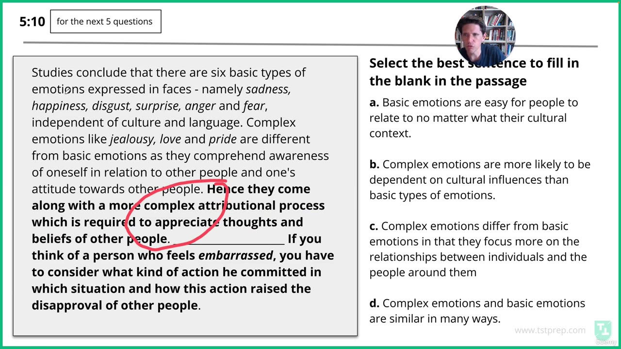42 Interactive Reading, Complete the Passage