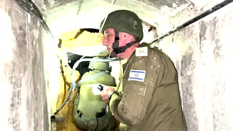 Video 2 Tunnels under Sheifa Hospiital with rooms