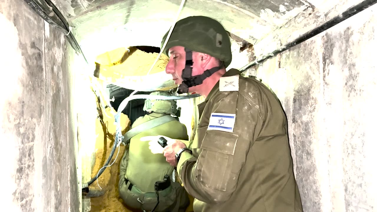 Video 2 Tunnels under Sheifa Hospiital with rooms