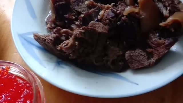 I like to eat delicious home-cooked food every time I come home