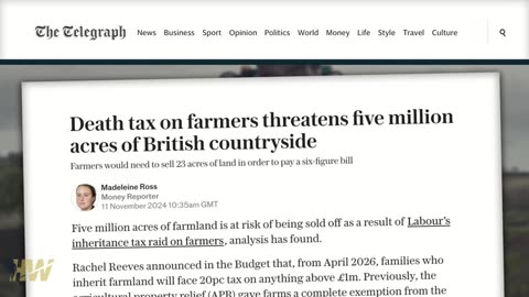 UK FAMILY FARMS UNDER THREAT