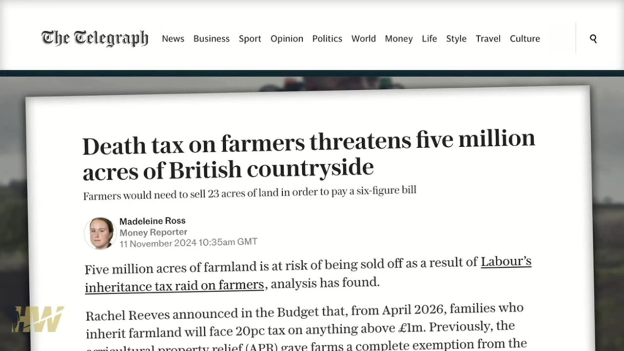 UK FAMILY FARMS UNDER THREAT