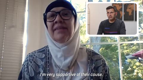 "I sang in JEWISH choirs."/American EX-SINGER supports Palestine!