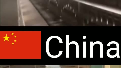 China Japan train video
