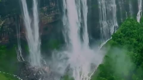 #Nohsngithiang fall Meghalaya....#India