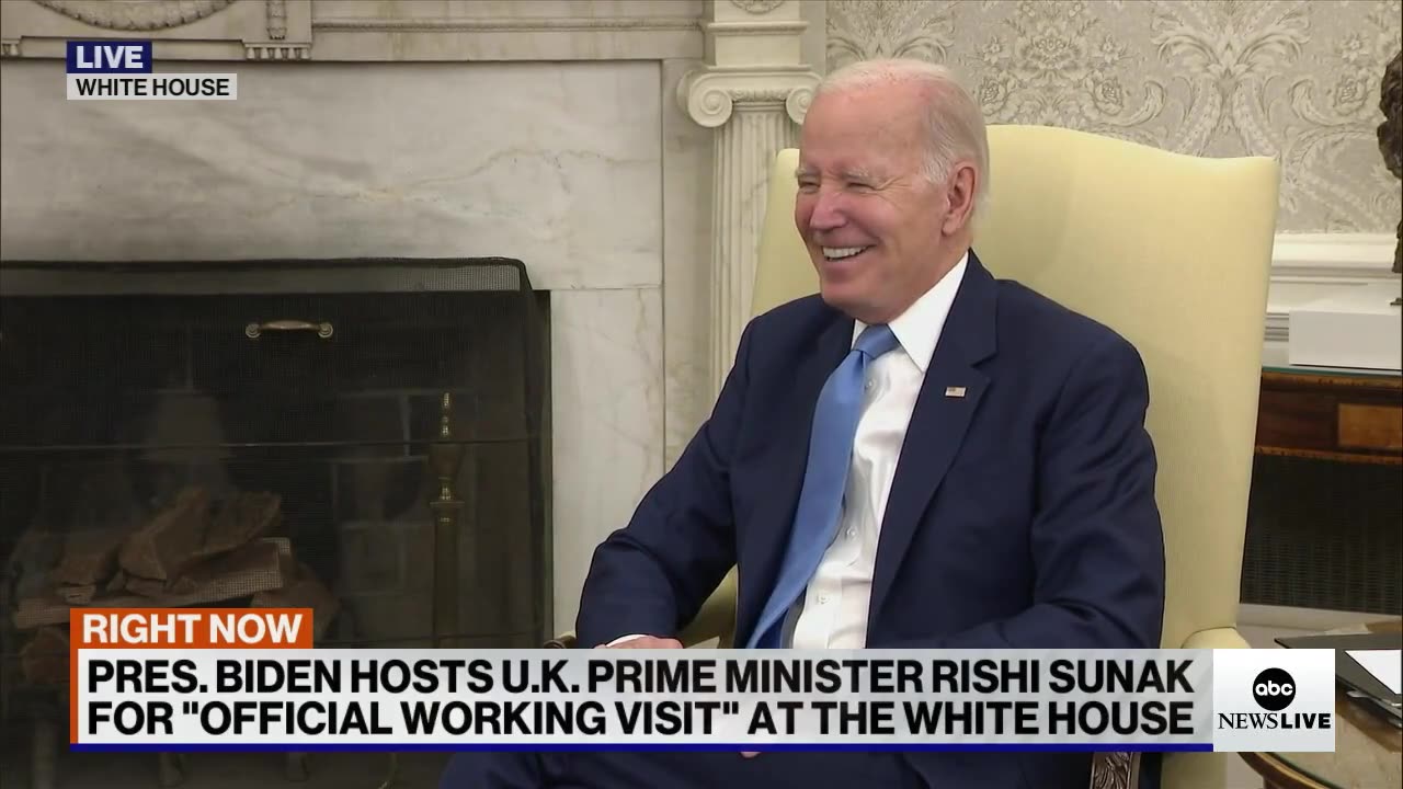 Biden Tells Rishi Sunak Rambling Story About Truman Balcony, Then Forgets Winston Churchill's Name