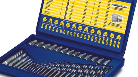 IRWIN Screw Extractor Drill Bit Set, 35-Piece