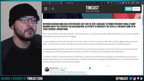 Russia's Merchant Of Death Warns Trump Of Assassination Threat From Biden Admin, Offers Trump ASYLUM
