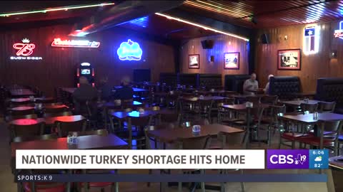 East Texas Restaurant feeling the affects of nationwide turkey shortage