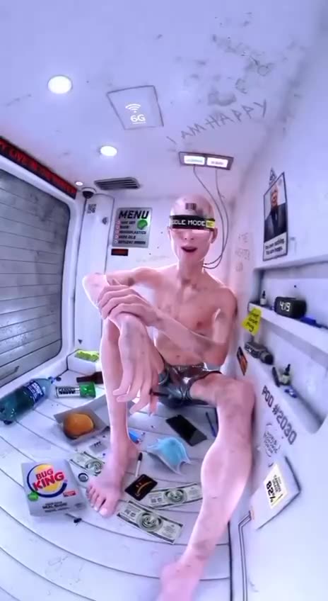 Consume, eat the bugs, live in the pod and you will be happy.