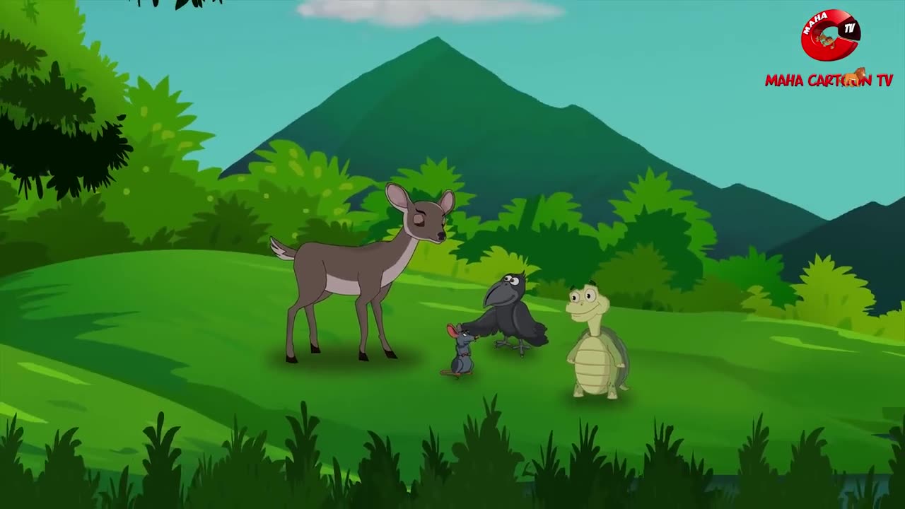 Four Friend panchtantra moral story