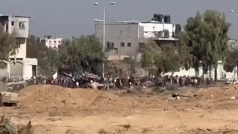 The evacuation of civilians from Gaza City through an organized humanitarian corridor