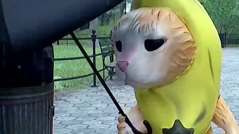 TV man Saves the Kind Banana Cat(RTX5%) #Dafuqboom #bananacat
