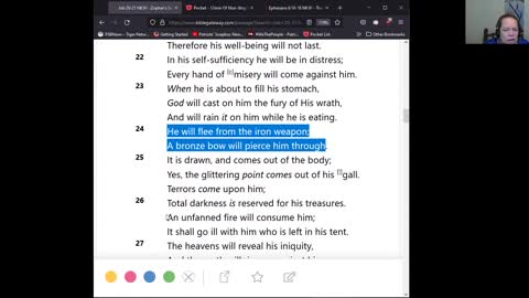 Journey Through The Bible -- Episode 30 -- Zophar's 2nd and Last Speech to Job's Counter