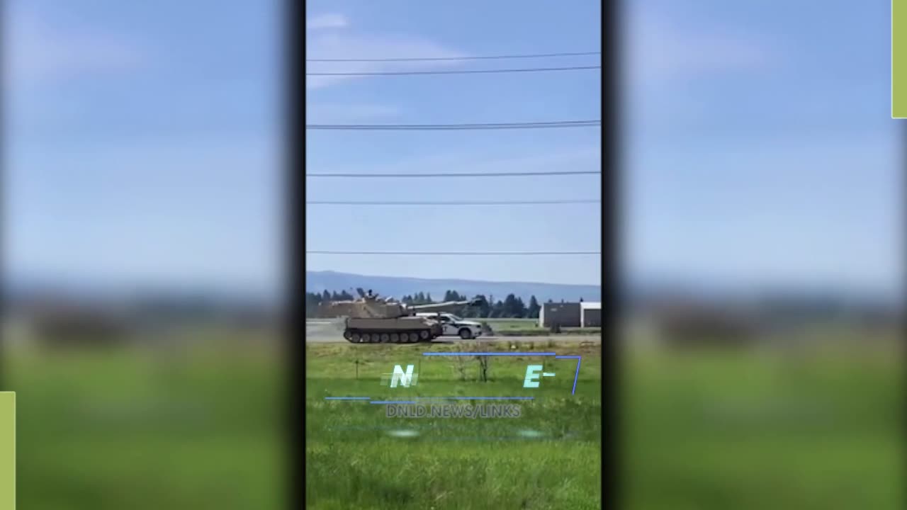 Self Propelled Artillery Seen In Idaho Falls - 6/17/23