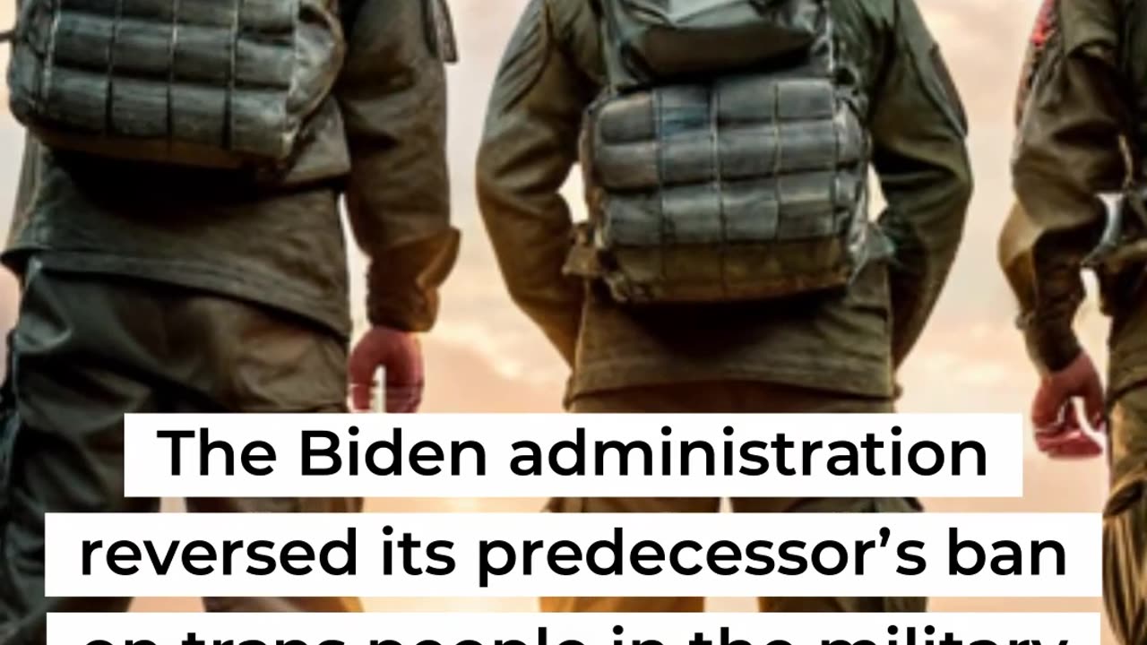 A Pentagon Memo Reveals that Trans soldiers Receive Preferential Treatment