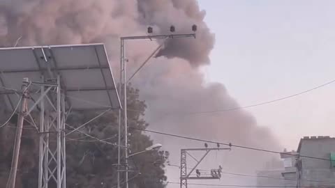 brutal bombarment on civilion by terrorist israeel sponsred by US armed by india