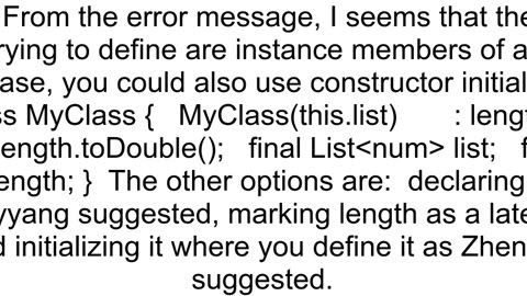 How do I assign the length of a list to a double in Flutter
