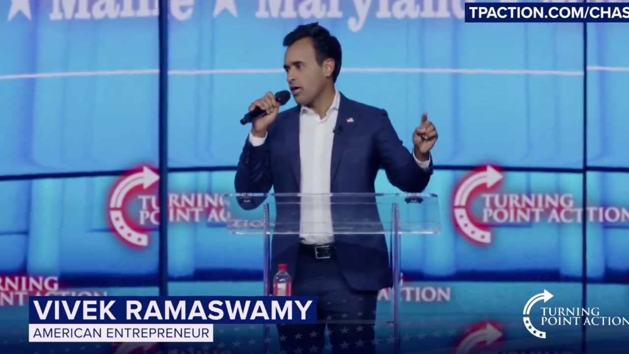 Vivek Ramaswamy says he thinks Biden won't be the Democratic nominee.