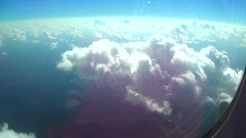 view from an airplane