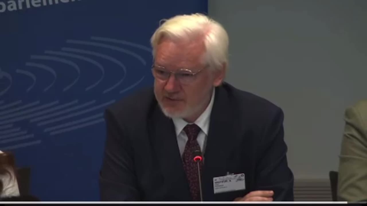 JULIAN ASSANGE SPEECH IN European Parliament of Human Rights